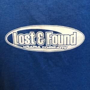 Lost & Found Drama Company VTG Screen Stars Blue Graphic T-shirt
